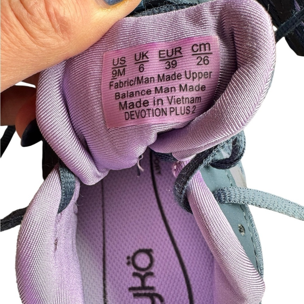 Ryka Devotion Plus 2 Walking Shoes Women’s 9 Blue Purple Athletic Comfort - Picture 6 of 6